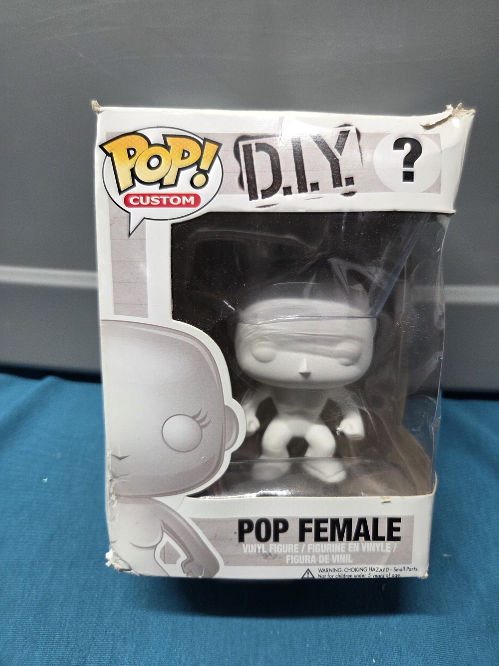 Funko Pop! Custom DIY Female Blank Vinyl Figure White